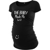 Mts Black- Baby Made Me Eat It Maternity Shirt