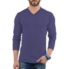 image:imageDecrum V Neck Long Sleeve Shirts for Men  Soft Full Sleeve Casual Style Mens Long Sleeve Tee Shirts MultipackPack of 3  Lgs Set 37 Vneck Shirt Mens