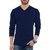 image:imageDecrum V Neck Long Sleeve Shirts for Men  Soft Full Sleeve Casual Style Mens Long Sleeve Tee Shirts MultipackPack of 6  Lgs Set 58 Vneck Shirt Mens
