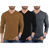 Pack of 3 - Lgs Set 40 V-neck Shirt Mens