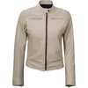 image:imageDecrum Cafe Racer Leather Jacket Women  Real Lambskin Casual Womens Leather JacketBeige