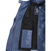 image:imageDecrum Cafe Racer Leather Jacket Women  Real Lambskin Casual Womens Leather JacketBlue