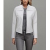 image:imageDecrum Cafe Racer Leather Jacket Women  Real Lambskin Casual Womens Leather JacketOffwhite