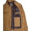 image:imageMens Real Suede Trucker Jacket  Vintage Style Suede Jackets for MenBrown