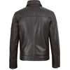 image:imageReal Lambskin Men Leather Jacket Vintage Style Shirt CollarBrown Ruboff